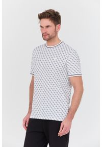 Guess - GUESS Biały męski t-shirt Marshall, Rozmiar XL. Kolor: biały #2