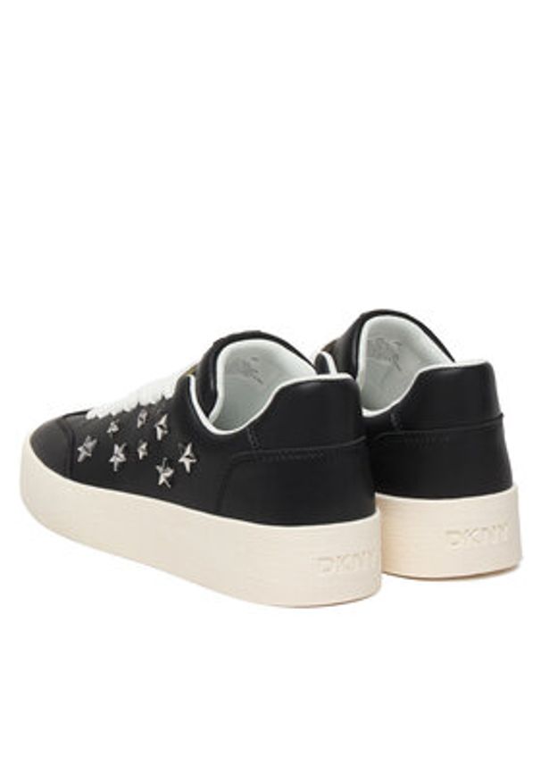 DKNY Sneakersy Glynda K1624481 Czarny. Kolor: czarny. Materiał: skóra