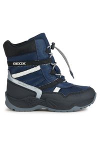 Geox Śniegowce J Sentiero Boy B Abx J26FSA 0FU50 C0832 S Granatowy. Kolor: niebieski