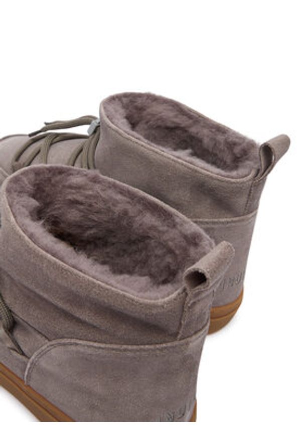 Inuikii Śniegowce Classic Low 2001.001.0021 Szary. Kolor: szary. Materiał: skóra, zamsz