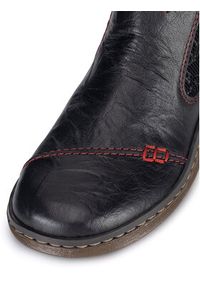 Rieker Sztyblety L8491-00 Czarny. Kolor: czarny. Materiał: skóra #5