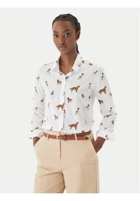 Barbour Koszula Safari LSH1357MI91 Biały Relaxed Fit. Kolor: biały. Materiał: bawełna #1