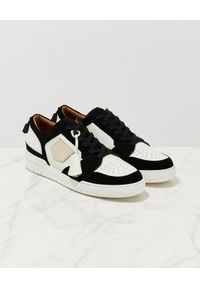 BUSCEMI - Sneakersy z ozdobną czarną kłódką. Nosek buta: okrągły. Kolor: czarny. Materiał: guma. Wzór: aplikacja #4