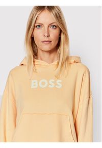 BOSS - Boss Bluza C_Eshina 50472199 Pomarańczowy Regular Fit. Kolor: pomarańczowy. Materiał: bawełna