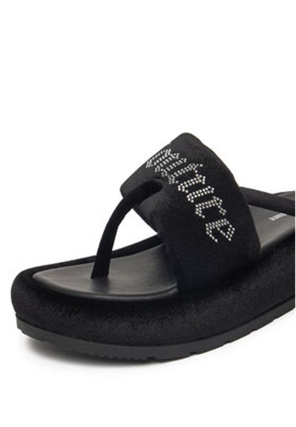 Juicy Couture Japonki WSS21533-01 Czarny. Kolor: czarny. Materiał: materiał