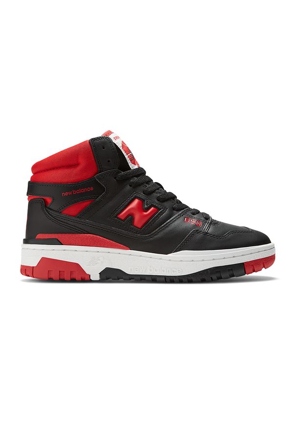 Buty unisex New Balance BB650RBR – czarne. Okazja: na co dzień. Kolor: czarny. Materiał: materiał, skóra. Szerokość cholewki: normalna. Sezon: lato. Sport: koszykówka, fitness