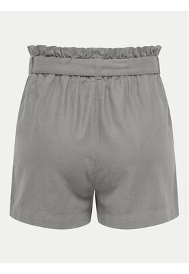 JDY Szorty materiałowe Say 15225921 Szary Regular Fit. Kolor: szary. Materiał: len