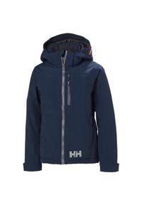Dziecięca kurtka narciarska z kapturem Helly Hansen Eagle Ins. Typ kołnierza: kaptur. Kolor: niebieski. Sezon: zima. Sport: narciarstwo #1