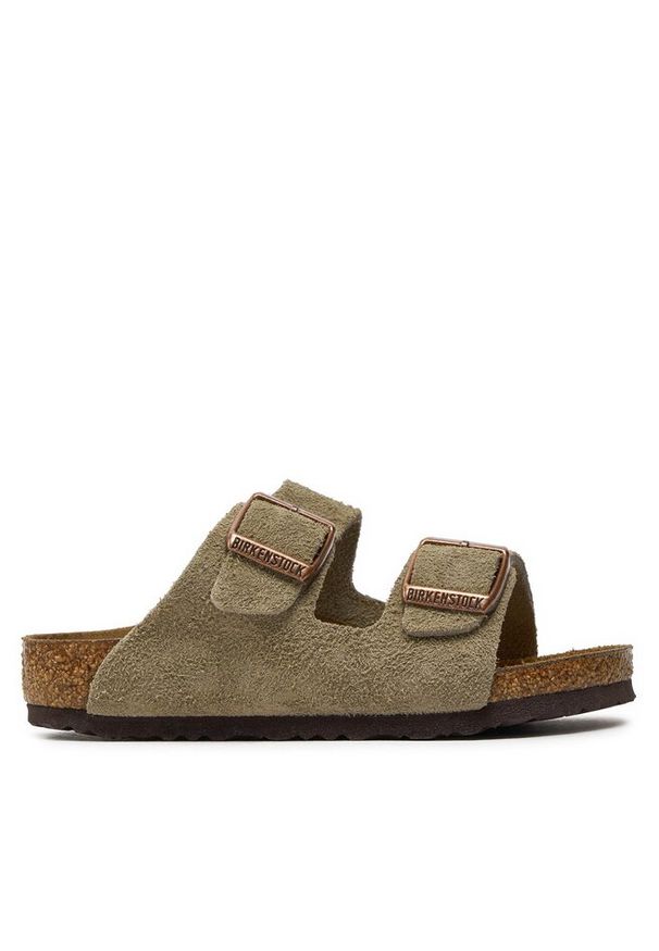 Klapki Birkenstock. Kolor: brązowy