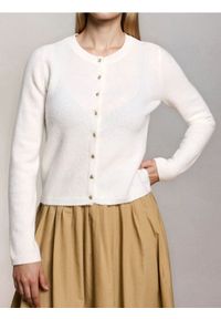 Sinsay - Kardigan z ozdobnymi guzikami - kremowy. Kolor: kremowy #1
