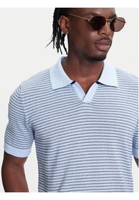 United Colors of Benetton - United Colors Of Benetton Polo 1094K301J Niebieski Regular Fit. Typ kołnierza: polo. Kolor: niebieski. Materiał: bawełna #3