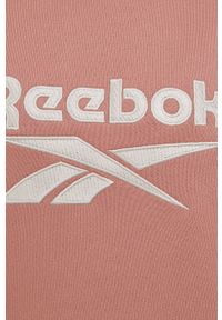 Reebok Classic Bluza bawełniana H54455 kolor pomarańczowy z aplikacją. Okazja: na co dzień. Kolor: pomarańczowy. Materiał: bawełna. Wzór: aplikacja. Styl: casual #4