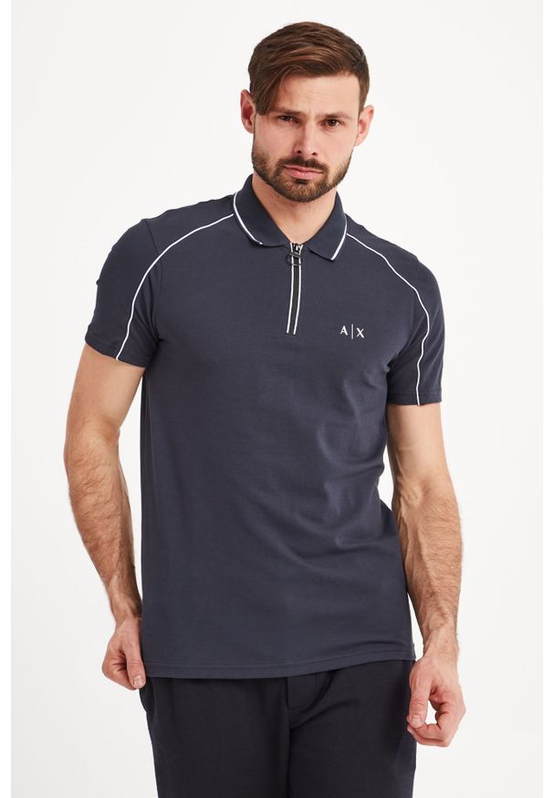 Koszulka polo Armani Exchange polo, z nadrukiem, sportowa