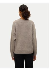 Vero Moda Sweter Boom 10320463 Szary Loose Fit. Kolor: szary. Materiał: syntetyk