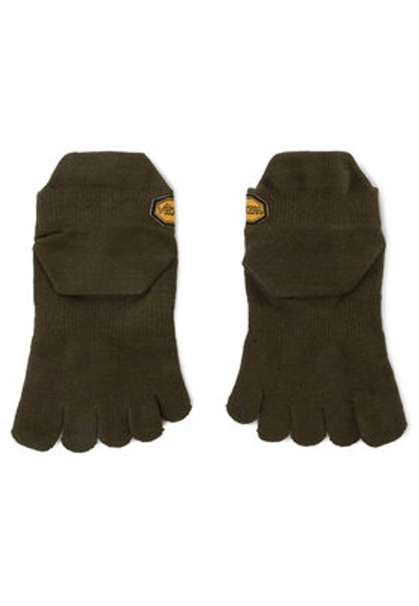Vibram Fivefingers Skarpety krótkie Athletic No Show S18N01 Zielony. Kolor: zielony. Materiał: materiał