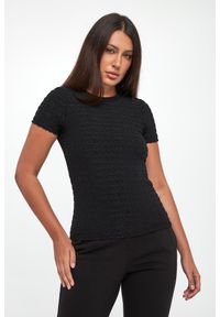 T-shirt damski logowany DKNY #1