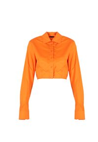 Pinko Koszula "Caloroso" | 100697 Y6VW | Kobieta | Pomarańczowy. Okazja: na spotkanie biznesowe, do pracy. Kolor: pomarańczowy. Materiał: bawełna. Długość rękawa: długi rękaw. Długość: długie. Styl: wizytowy, biznesowy, klasyczny, elegancki #3