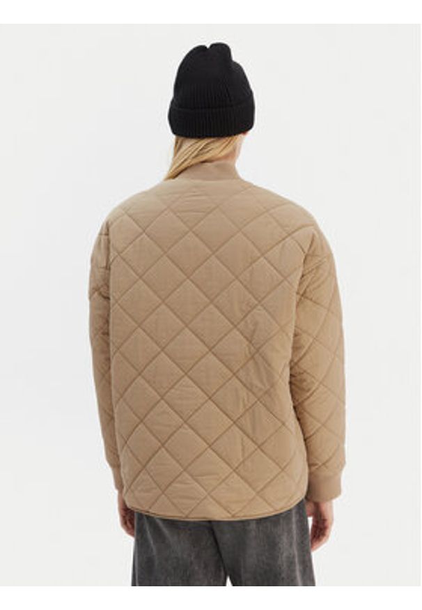 Quiksilver Kurtka przejściowa Shining Quilted EQWJK03084 Beżowy Regular Fit. Kolor: beżowy. Materiał: syntetyk