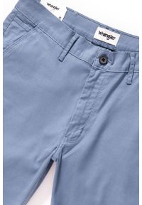 Wrangler - WRANGLER SPODNIE MĘSKIE CHINO FLINSTONE BLUE W16LHE13F. Materiał: materiał #6