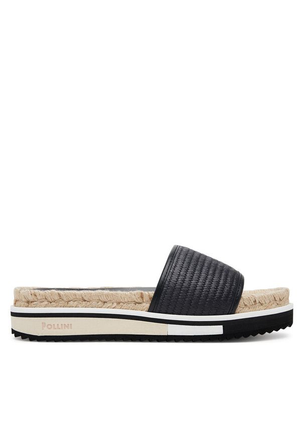 Espadryle Pollini. Kolor: czarny