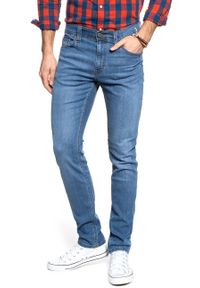 Mustang - SPODNIE MĘSKIE MUSTANG SPODNIE MĘSKIE Jeans Bosten Slim Fit Fresh Blue 1007660 5000 602. Styl: klasyczny, elegancki #7