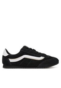 Vans Sneakersy Super Lowpro VN000Z2ZBA21 Czarny. Kolor: czarny. Materiał: skóra, zamsz #7
