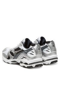 Mizuno Sneakersy Wave Rider 10 D1GA2104 Srebrny. Kolor: srebrny. Materiał: skóra. Model: Mizuno Wave