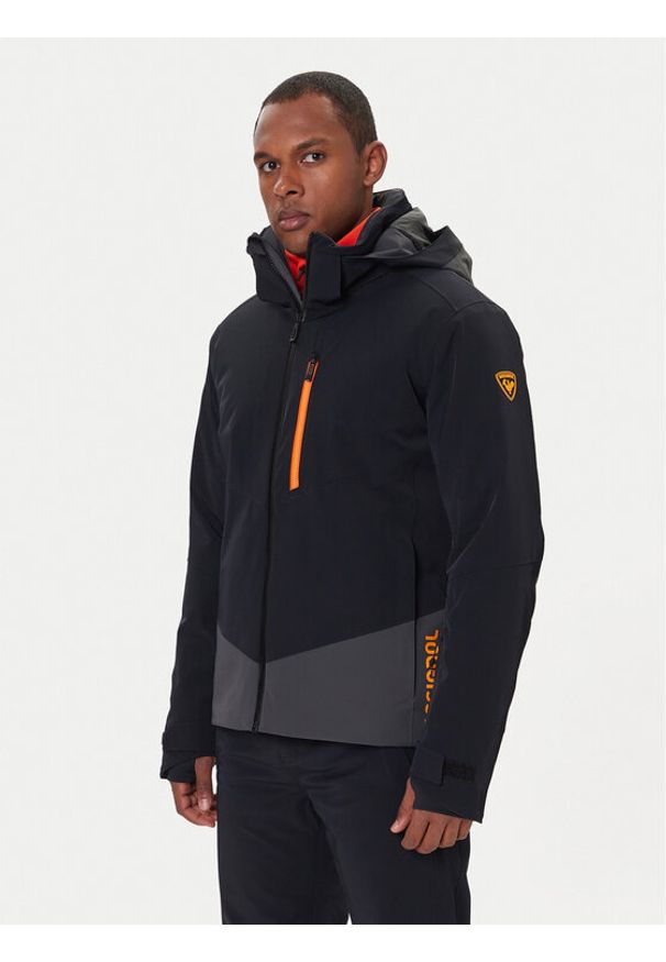 Rossignol Kurtka narciarska Blackside RLNMJ13 Czarny Regular Fit. Kolor: czarny. Materiał: syntetyk. Sport: narciarstwo