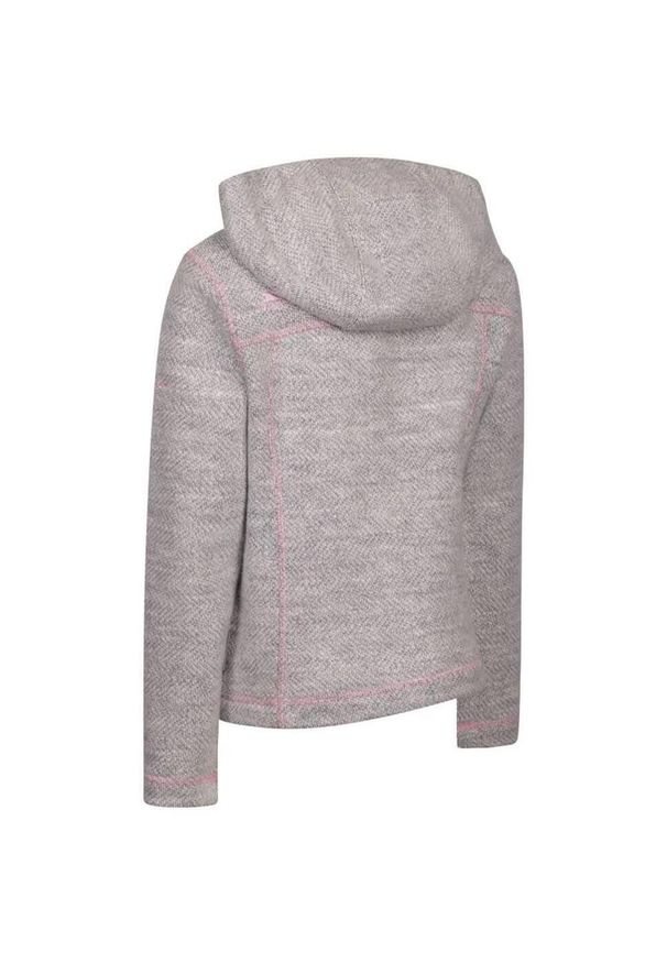 TRESPASS - Bluza Damska Shawna Fleece Z Pełnym Zamkiem Błyskawicznym. Kolor: różowy, biały, wielokolorowy. Sport: turystyka piesza