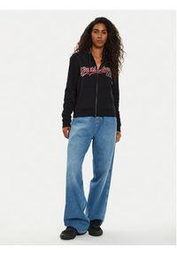 Guess Jeans Bluza W4BQ03 KC811 Czarny Regular Fit. Kolor: czarny. Materiał: bawełna