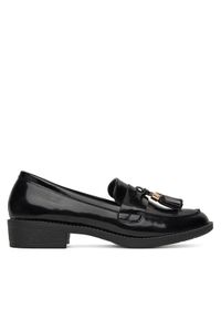 DeeZee Loafersy 13093-2 Czarny. Kolor: czarny. Materiał: skóra
