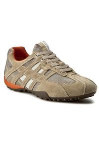 Geox Półbuty U Snake K U4207K 02214 C0845 Beżowy. Kolor: beżowy. Materiał: materiał #6