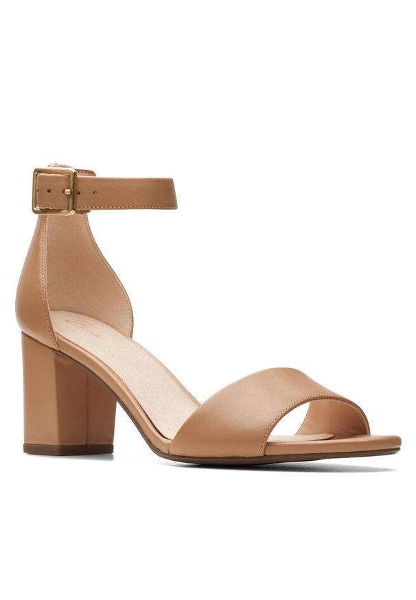 Sandały Clarks. Kolor: brązowy