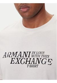 Armani Exchange T-Shirt XM001413 AF16432 M1164 Écru Regular Fit. Materiał: bawełna #4