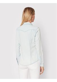 Guess Koszula jeansowa W2GH75 D4NA0 Niebieski Regular Fit. Kolor: niebieski. Materiał: bawełna