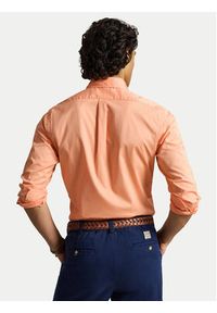 Polo Ralph Lauren Koszula 710B20512010 Pomarańczowy jasny Custom Fit. Typ kołnierza: polo. Kolor: pomarańczowy. Materiał: bawełna #6