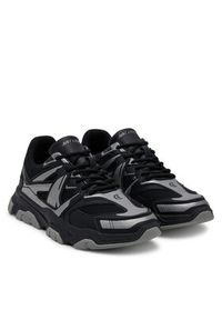 Just Cavalli Sneakersy 78QA3SH6 ZSC49 Czarny. Kolor: czarny. Materiał: materiał