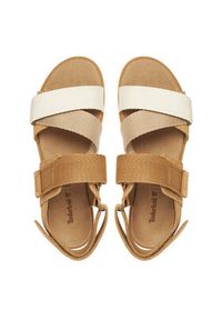 Timberland Sandały TB0A414AEW11 Brązowy. Kolor: brązowy. Materiał: materiał #5