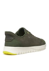 Geox Sneakersy U Flextride Plus U65MAC 01022 C3391 Zielony. Kolor: zielony. Materiał: materiał #3