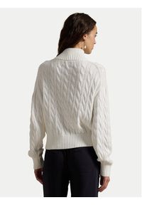 Polo Ralph Lauren Sweter 211963467 Biały Relaxed Fit. Typ kołnierza: polo. Kolor: biały. Materiał: bawełna #3