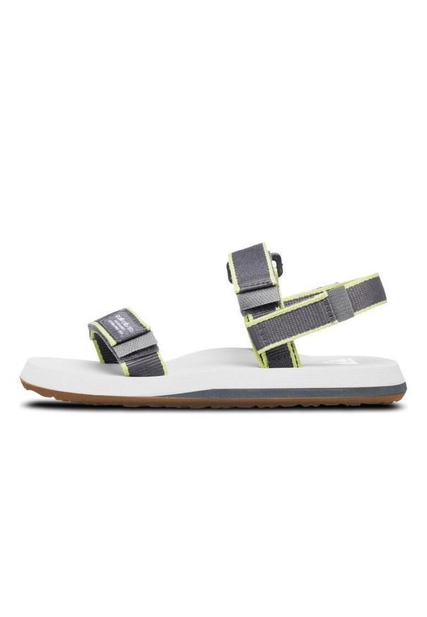 Quiksilver - Sandały dla Chłopcy MONKEY CAGED. Kolor: szary. Materiał: guma. Sezon: lato