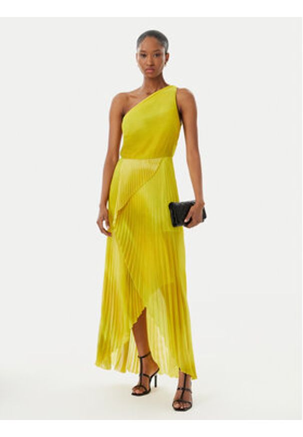 SIMONA CORSELLINI - Simona Corsellini Sukienka koktajlowa P26CEAB11301 Różowy Slim Fit. Kolor: różowy. Materiał: syntetyk. Styl: wizytowy