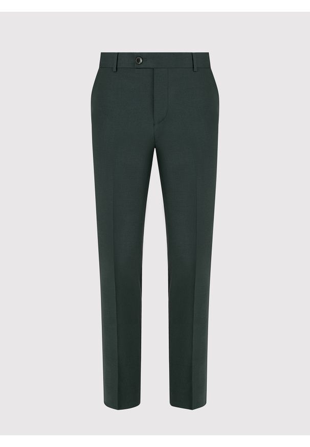 Pako Lorente - PAKO LORENTE – Spodnie garniturowe w kolorze zielonym. Kolor: zielony. Materiał: elastan, wiskoza, poliester. Styl: elegancki