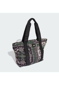 Adidas - Torba adidas Farm Tote. Kolor: wielokolorowy, beżowy, czarny. Wzór: kolorowy