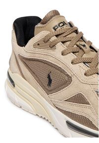 Polo Ralph Lauren Sneakersy Trackster 275 809974012002 Beżowy. Kolor: beżowy. Materiał: zamsz, skóra #5