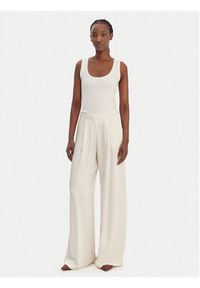 Marella Top Orata 2613941015 Écru Slim Fit. Materiał: wiskoza #5