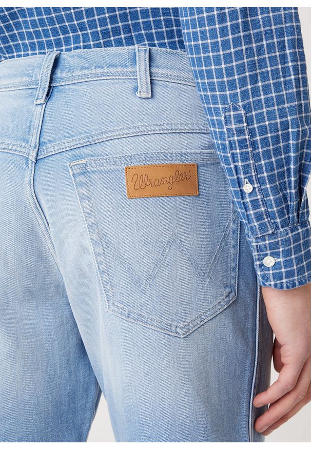 Wrangler - MĘSKIE SZORTY JEANSOWE WRANGLER TEXAS SHORTS CLEAR BLUE W11CZH280 112126021
