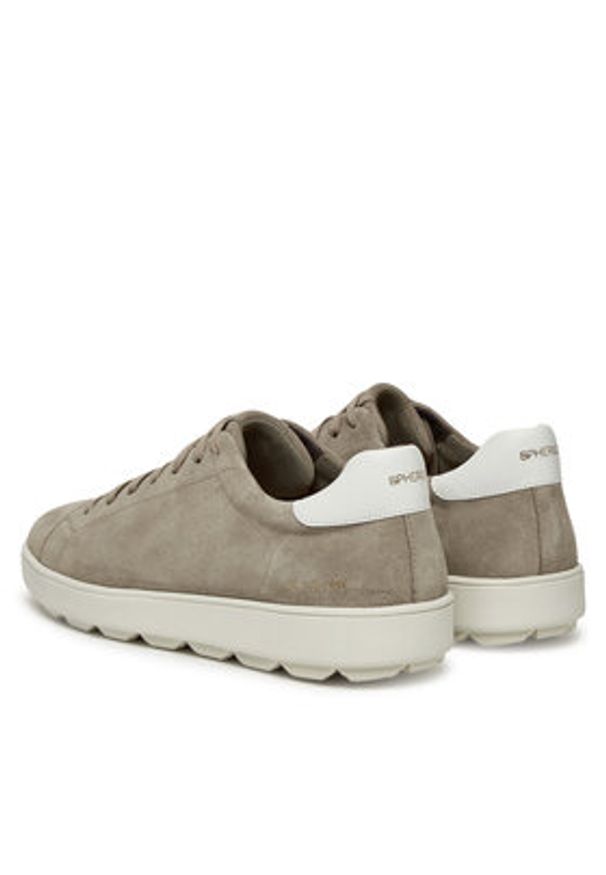 Geox Sneakersy U Spherica Ecub-1 U45GPC 00022 C5004 Beżowy. Kolor: beżowy. Materiał: zamsz, skóra