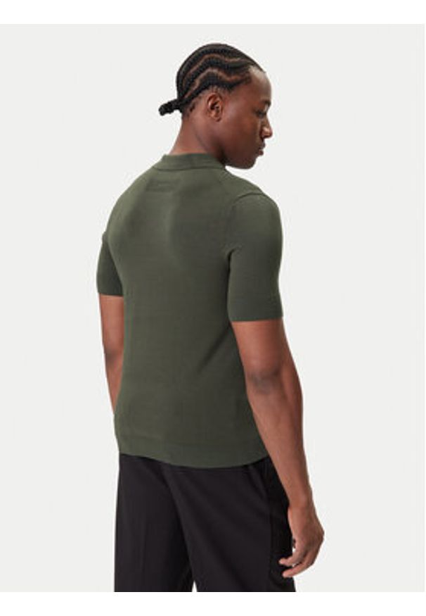 Hugo - HUGO Polo San Peter-CV 50536672 Zielony Regular Fit. Typ kołnierza: polo. Kolor: zielony. Materiał: wiskoza