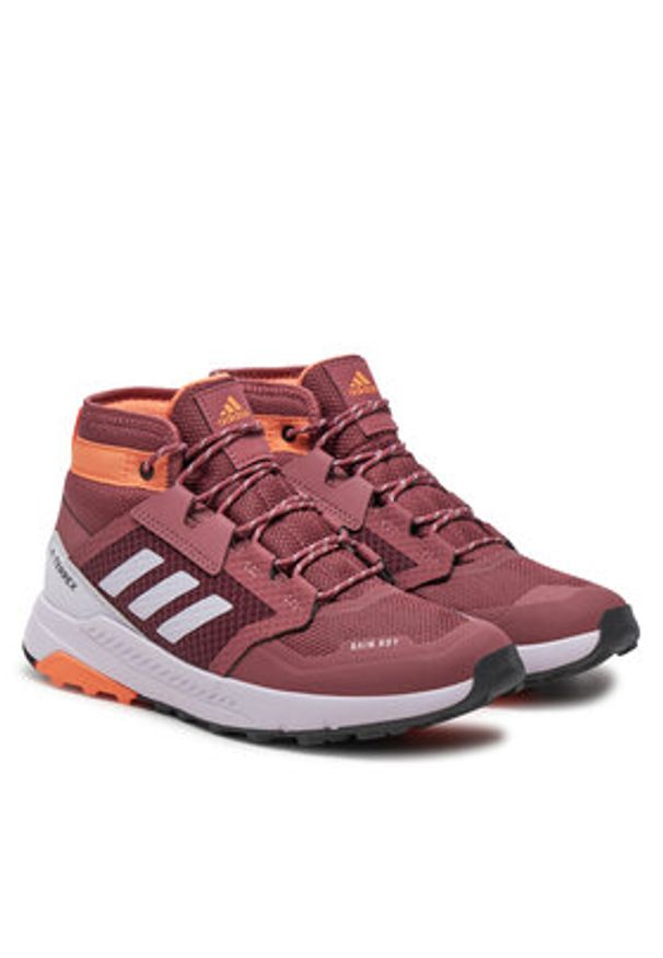 Adidas - adidas Trekkingi Terrex Trailmaker Mid RAIN.RDY ID0925 Brązowy. Kolor: brązowy. Materiał: materiał. Model: Adidas Terrex. Sport: turystyka piesza